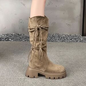 Women Shoes Lace Up Boots